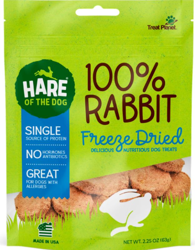 HARE OF THE DOG RABBIT FD  TREATS 2.25 OZ