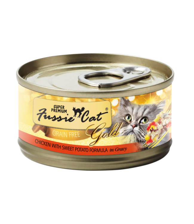FussieCat Can Super Chicken Sweet Potato Gravy 2.82oz