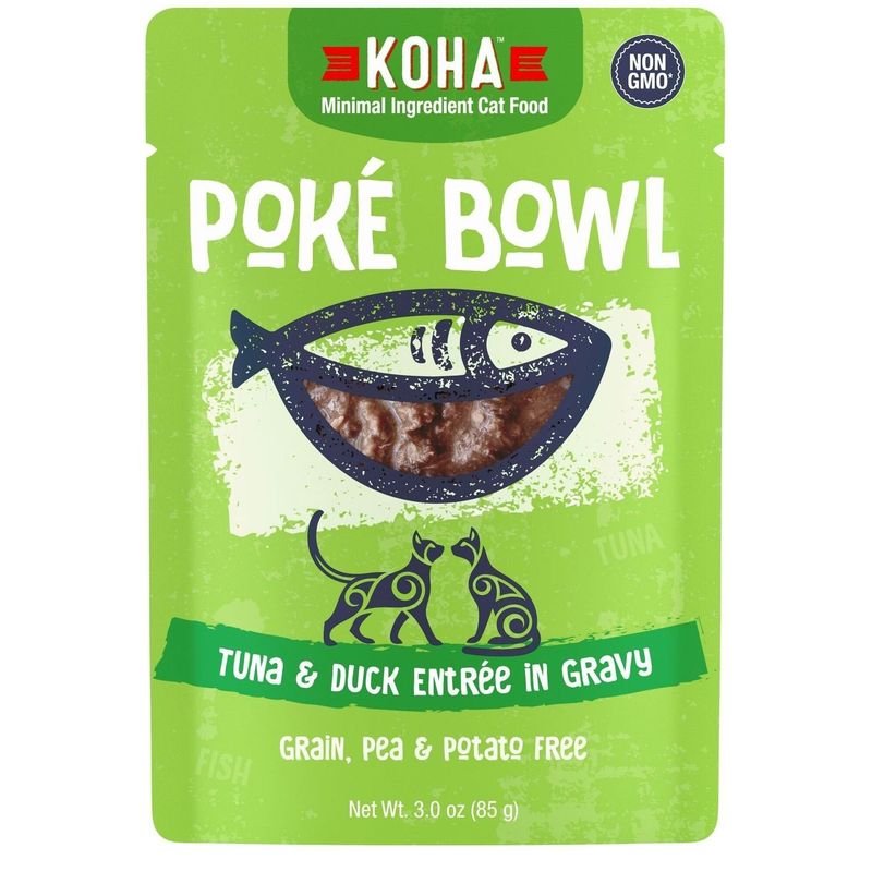 Koha Cat Poke Bowl Tuna Duck pouch 24/3oz
