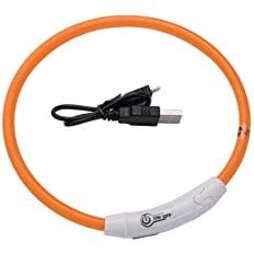 CO CLR USB LIGHT-UP NECK RING  24&quot; ORANGE