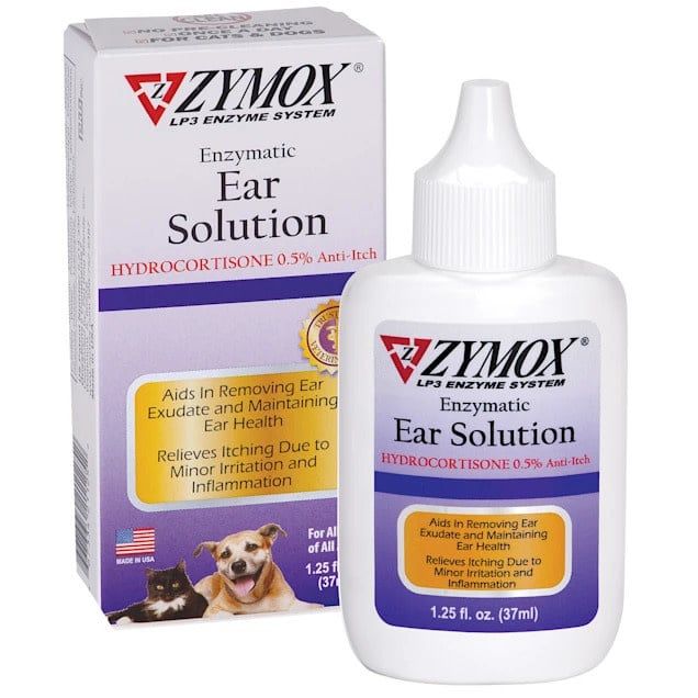 ZYMOX EAR SOLUTION 1.25 OZ  BOTTLE W/.5% HYDROCORTISONE