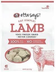 ETTA SAYS EAT SIMPLE TREAT FD LAMB 2.5 OZ