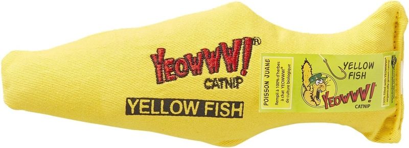Yeowww Catnip Fish Yellow