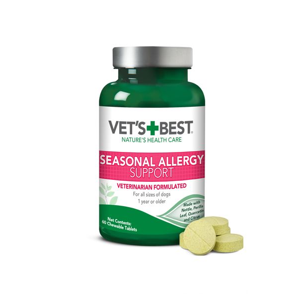 VETS BEST SEASONAL ALLERGY SUPPORT 60 TAB