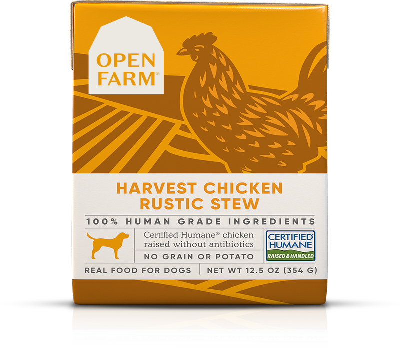 Open Farm Dog Chicken Rustic Stew 12.5oz TetraPak