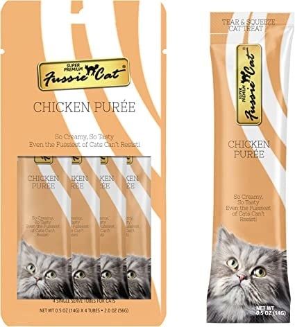 FussieCat Puree Chicken 4 pk