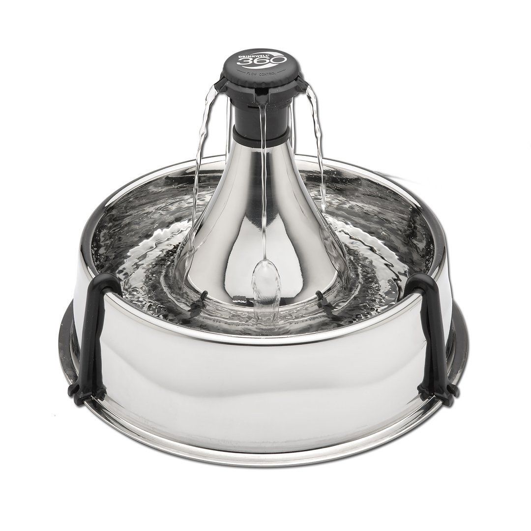 PETSAFE WATER FOUNTAIN  STAINLESS STEEL 360