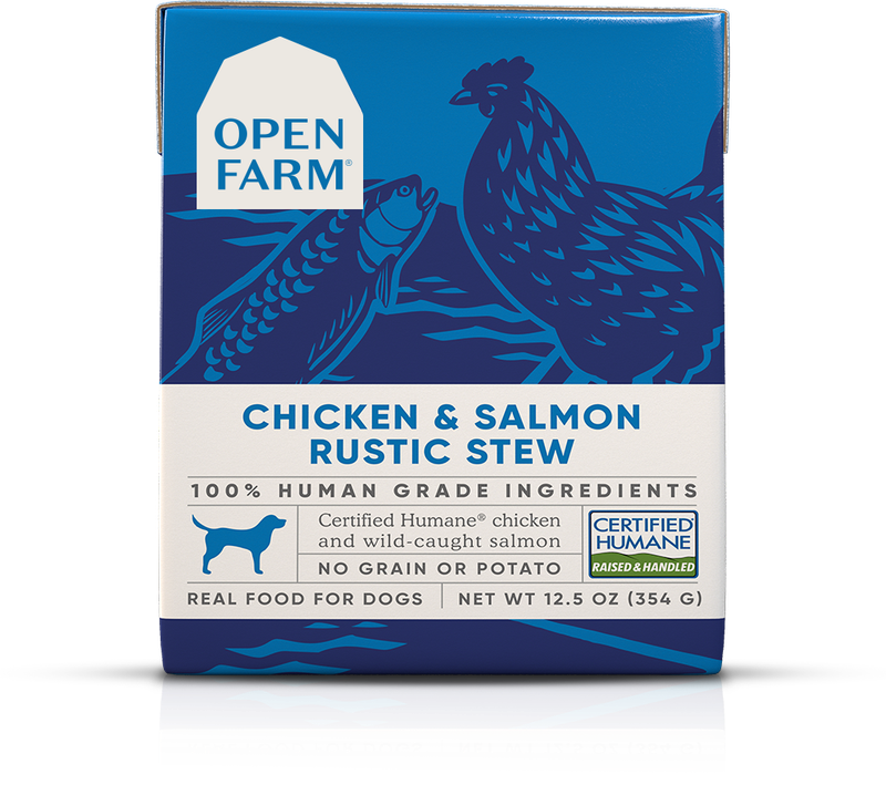 Open Farm Dog Chicken &amp; Salmon Rustic Stew 12.5oz TetraPak