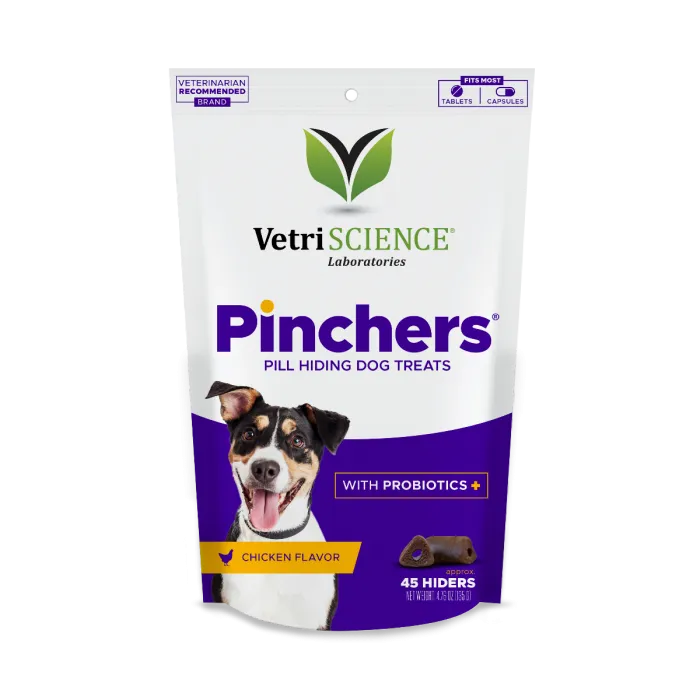VETRI SCIENCE DOG PINCHERS PILL HIDING TREAT CHICKEN 45CT