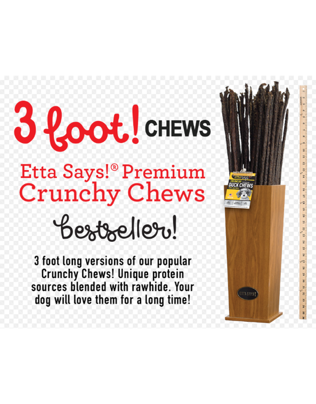 ETTA SAYS PREMIUM CRUNCHY CHEW 3&#39; DEER
