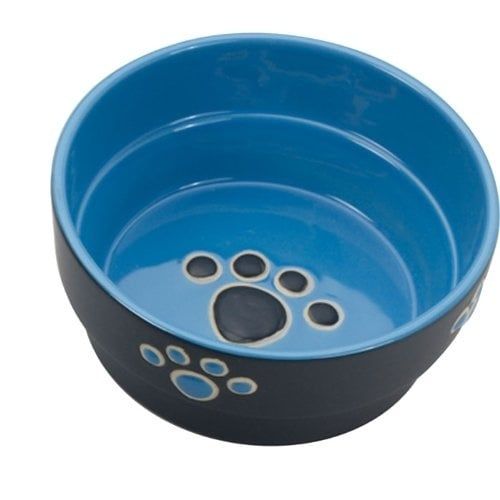 ETHICAL FRESCO DISH DOG BLU 7&quot;