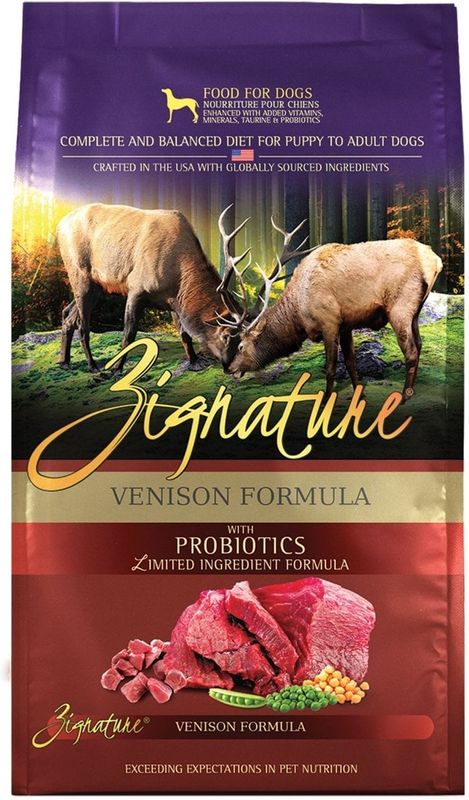 Zignature Dog Venison Formula 4#