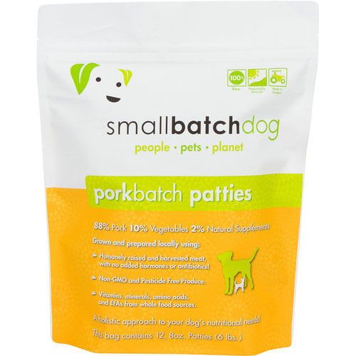 Smallbatch Dog Frozen Patties Pork 6#