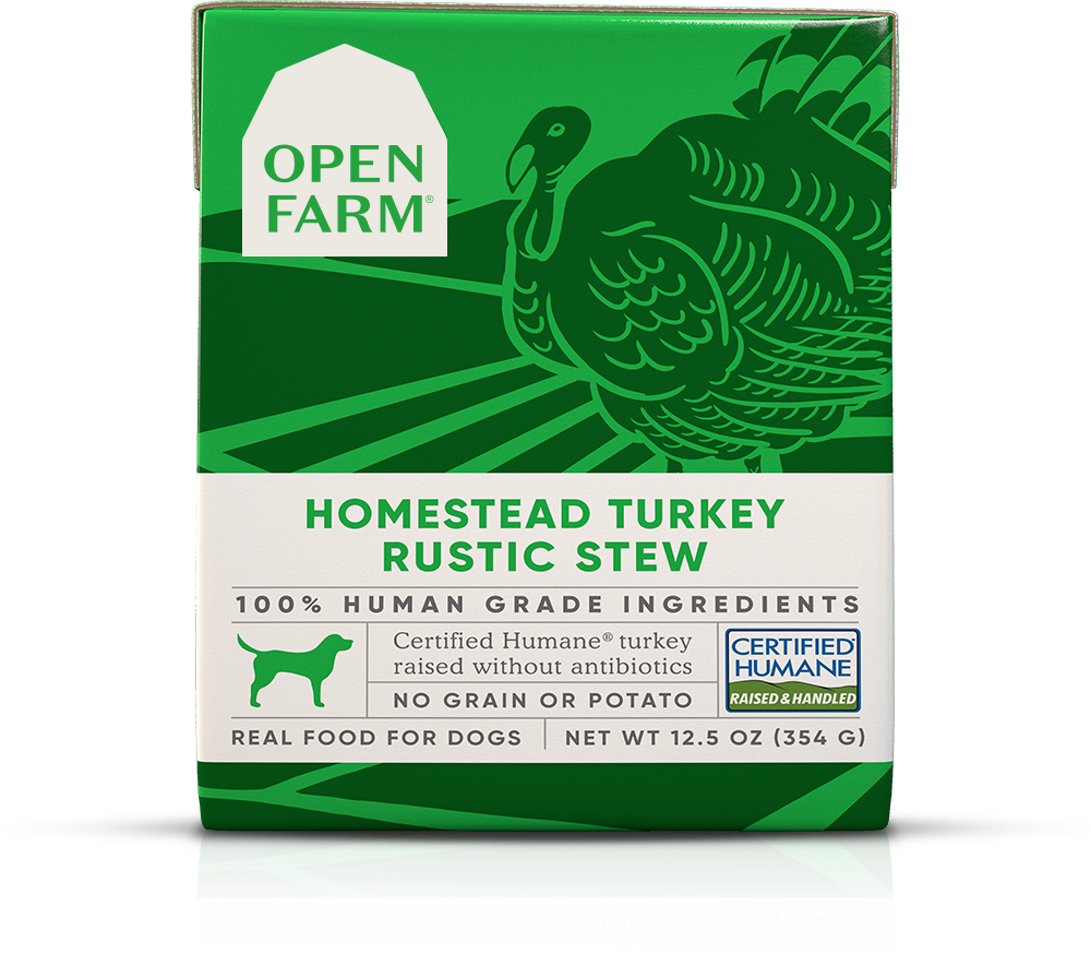 Open Farm Dog Turkey Rustic Stew 12/12.5oz TetraPak