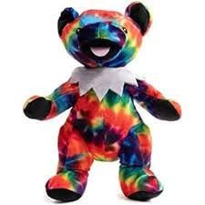 FAB DOG TOY GRATEFUL DEAD TIE  DYE DANCING BEAR SMALL