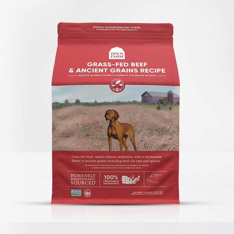 OPEN FARM DOG DRY BEEF RECIPE ANCIENT GRAIN 11#