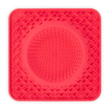 MM SILICONE FRAMED LICK BOWL MAT ORANGE 10X10