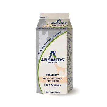 Answers Dog Frozen Simply Protein Pork 6#