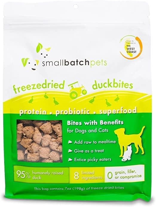 SMALL BATCH FD TREAT DUCK BITES 7 OZ