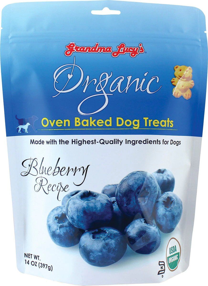 Grandma Lucy&#39;s Dog Treats Organic Baked Blueberry 14 oz