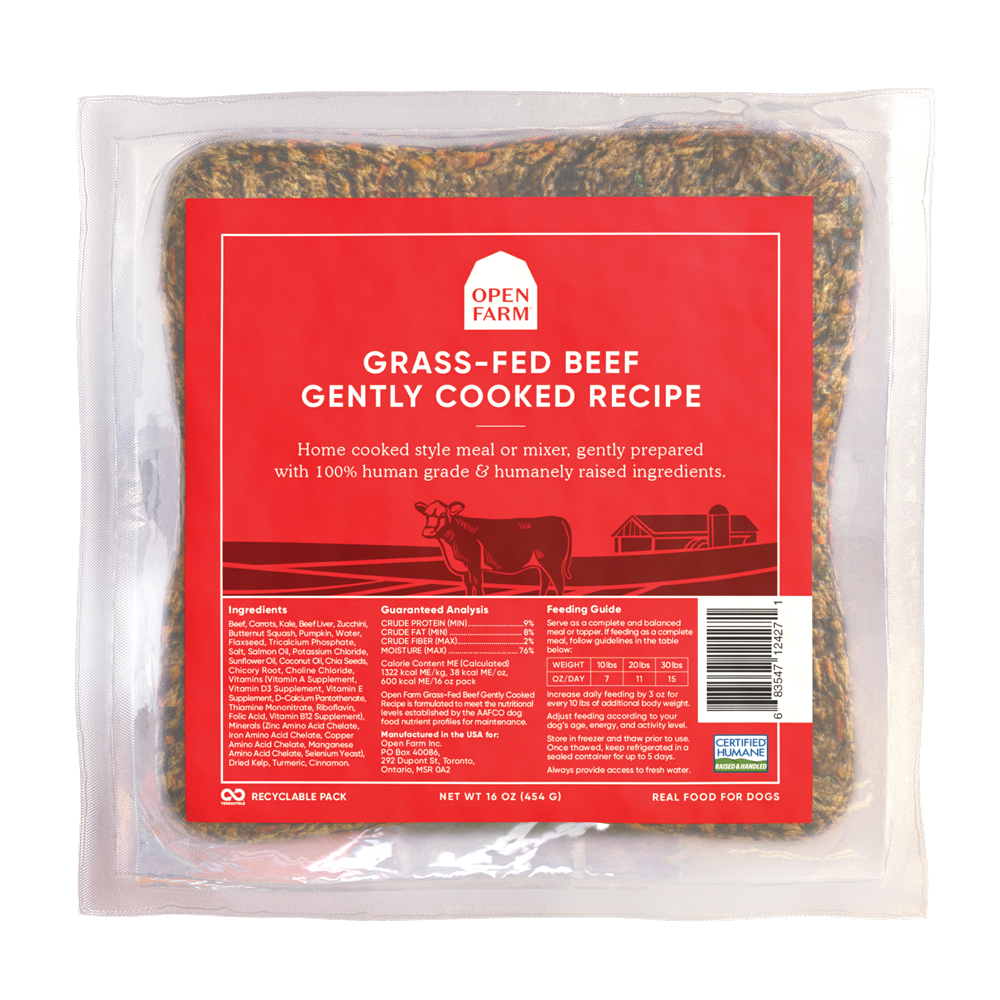 OPEN FARM FRZN GENTLY COOKED BEEF 16 OZ