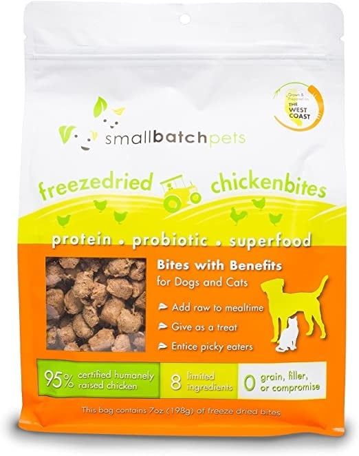 SMALL BATCH FD TREAT CHICKEN BITES 7 OZ