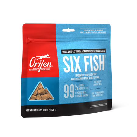 ORIJEN Cat Treats FD SIX FISH 1.25OZ
