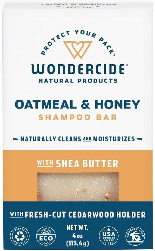 Wondercide Oatmeal &amp; Honey Shampoo Bar 4.3oz.