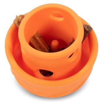 MM DOG TOY PUZZLE N PLAY MUSHROOM TOY 5" orange