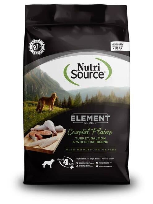 NUTRISOURCE ELEMENT COASTAL PLAINS BLEND DOG 24lb