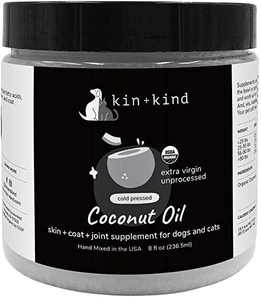 Kin+Kind Organic Raw Coconut Oil Small 8 oz