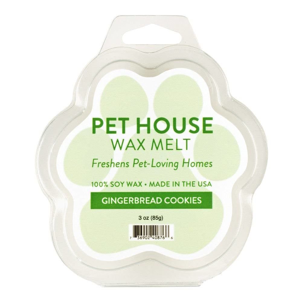 PET HOUSE CANDLE WAX MELT GINGERBREAD 3 OZ