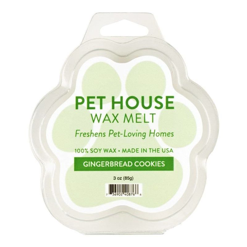 PET HOUSE CANDLE WAX MELT GINGERBREAD 3 OZ