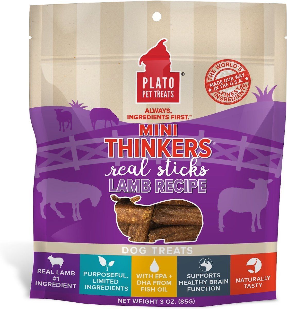 PLATO MINI THINKERS LAMB 3 OZ