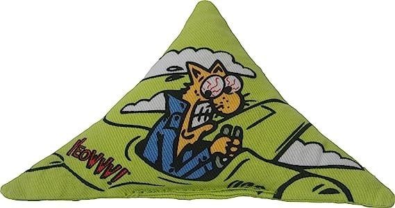 YEOWWW CATNIP PURR-MUDA TRIANGLE GREEN
