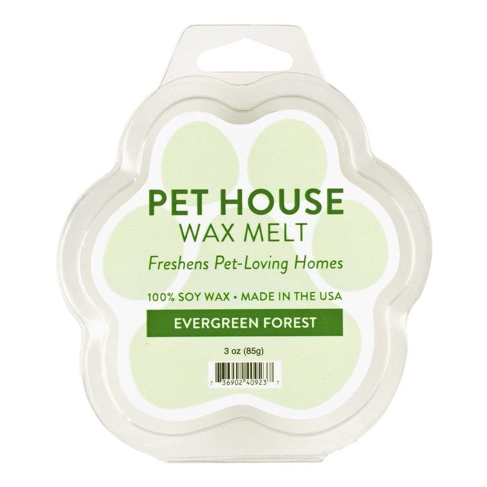 PET HOUSE CANDLE WAX MELT EVERGREEN FOREST 3 OZ