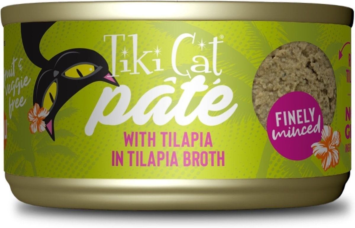 TIKI CAT LUAU PATE TILAPIA 2.8 OZ CAN