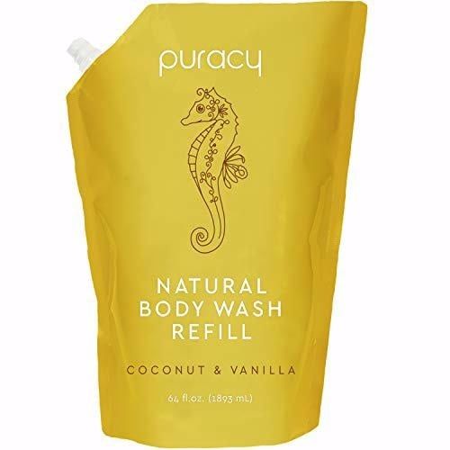 Puracy Body Wash - WH - Coconut &amp; Vanilla / 48oz Refill