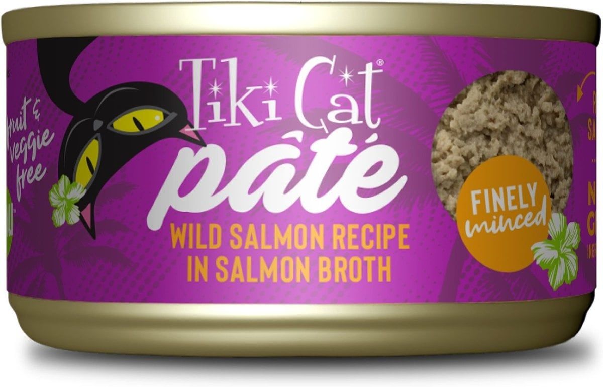 TIKI CAT LUAU PATE WILD SALM 2.8 OZ CAN