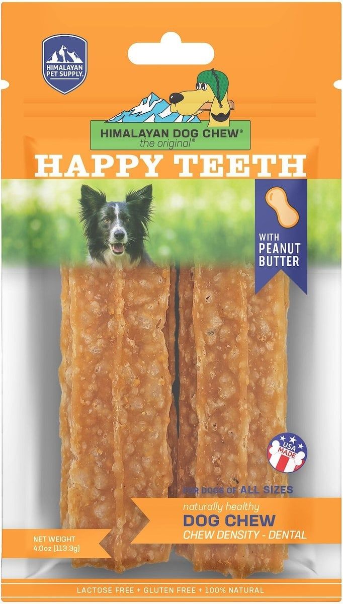 HDC HAPPY TEETH PEANUT BUTTER 4 OZ