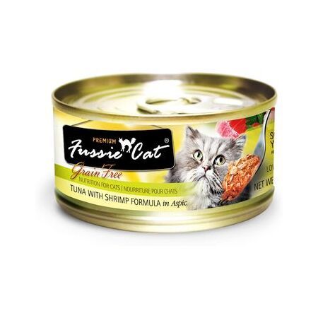 FussieCat Can Prem Tuna Shrimp Aspic 24/2.82oz