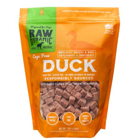 RAW DYNAMIC FRZN DOG FOOD DUCK 3#