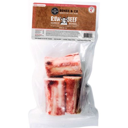 BONES &amp; CO FRZN BEEF BONES 4&quot; 3PK BAG