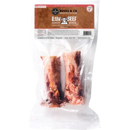 BONES &amp; CO FRZN BEEF BONES 6&quot; 2PK BAG