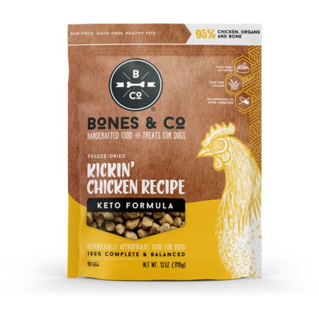 BONES &amp; CO FD DOG FOOD CHICK BITES 12 OZ