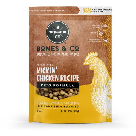 BONES &amp; CO FD DOG FOOD CHICK BITES 25 OZ