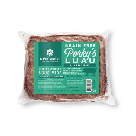 A PUP ABOVE FRZN GENTLY COOKED/ PORKYS LUAU 1#