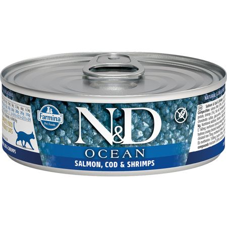 Farmina Cat Can OCEAN Salmon, Cod &amp; Shrimp 2.8 oz
