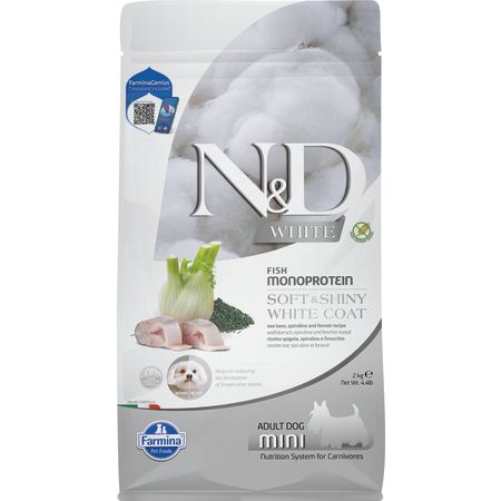 Farmina ND White Coat Dog Sea Bass Adult mini 4.4#