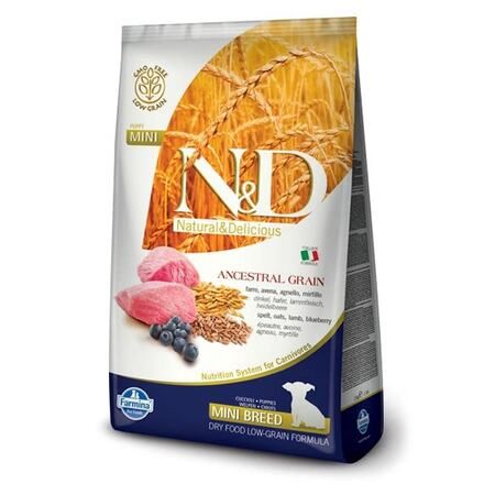 Farmina Dog Dry ANCESTRAL GRAIN Lamb &amp; Blueberry Puppy Mini 5.5#